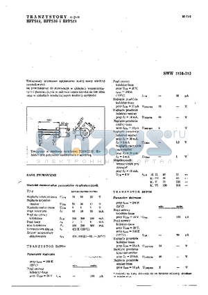 BFP520 datasheet - TRANZYSTORY NPN