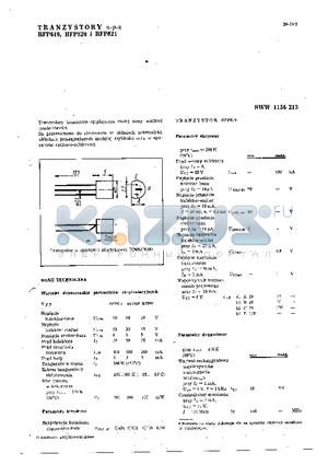 BFP619 datasheet - NPN Transistor