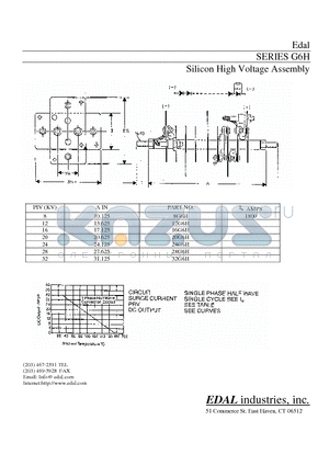 20G6H datasheet - Silicon High Voltage Assembly