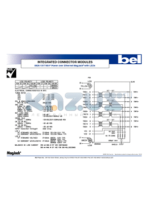 0826-1X1T-80-F datasheet - INTEGRATED CONNECTOR MODULES