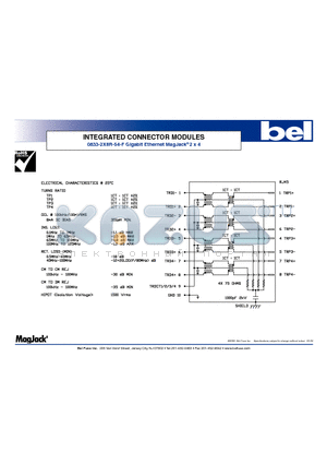 0833-2X8R-54-F datasheet - INTEGRATED CONNECTOR MODULES