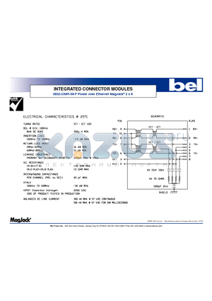 0833-2X8R-59-F datasheet - INTEGRATED CONNECTOR MODULES