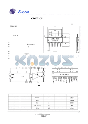 CD1031CS datasheet - CD1031CS