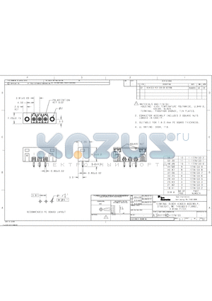 C-1776133 datasheet - TERMINAL BLOCK HEADER ASSEMBLY, STRAIGHT, W/THREADED FLANGE, 3.81mm PITCH