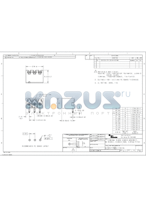 C-1776135 datasheet - TERMINAL BLOCK HEADER ASSEMBLY, 90 DEGREE, CLOSED ENDS, 3.81mm PITCH