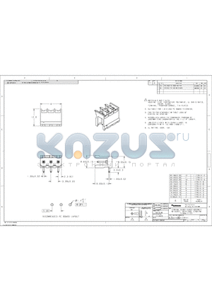 C-1776141 datasheet - TERMINAL BLOCK HEADER ASSEMBLY, 90 DEGREE, OPEN ENDS, STACKING 5.08mm PITCH