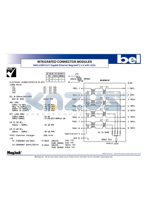 0863-2X6R-54-F datasheet - INTEGRATED CONNECTOR MODULES
