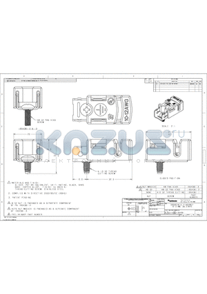 C-1954381 datasheet - GROUNDING CLIP ASSEMBLY 10-12 AWG SOLID WIRE