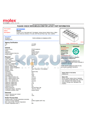 0872630603 datasheet - 2.00mm (.079