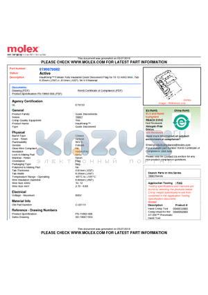 C-2211V datasheet - InsulKrimp Female Fully Insulated Quick Disconnect