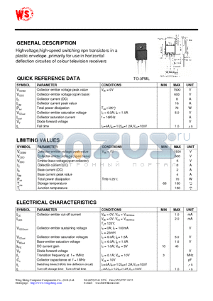 2SD1886 datasheet - SILICON DIFUSED POWER TRANSISTOR(GENERAL DESCRIPTION)