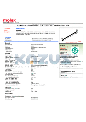 0877469001 datasheet - 1.00mm (.039