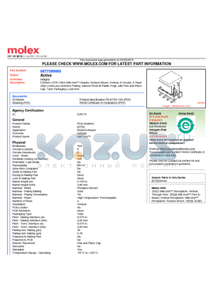 0877590665 datasheet - 2.00mm (.079