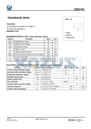 2SD2142 datasheet - TRANSISOR (NPN)