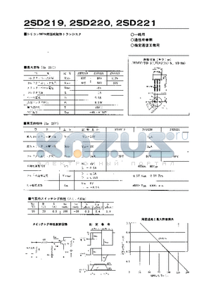 2SD219 datasheet - NPN Transistor