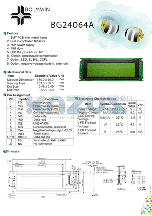 BG24064A datasheet - BG24064A