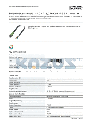 1404716 datasheet - 1404716