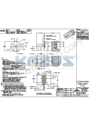 142-0761-890 datasheet - HIGH FREQ END LAUNCH SMA JACK ASSEMBLY, PC MOUNT, 10 MIL PIN