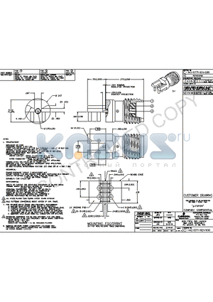 142-0771-821 datasheet - HIGH FREQ END LAUNCH SMA JACK ASSEMBLY, PC MOUNT, 15 MIL PIN