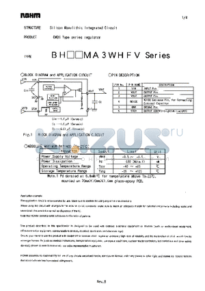 BH15MA3WHFV datasheet - CMOS Type series regulator