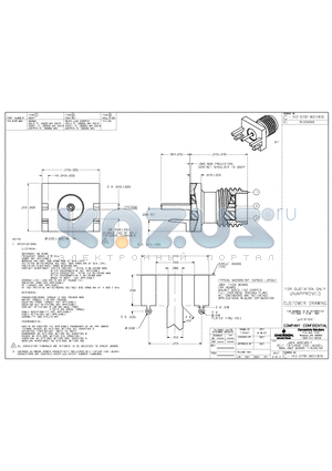 142-0791-801 datasheet - JACK ASSEMBLY SELF FIXTURING END LAUNCH,SMA, .062 BOARD THICKNESS