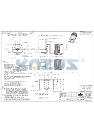 142-1701-821 datasheet - SMA JACK END LAUCH, SELF FIXTURE, HIGH FREQUENCY .015 PIN, .016 CIRCUIT DIELECTRIC