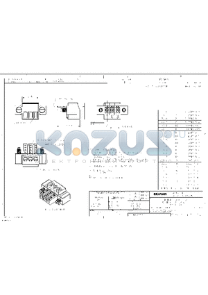 C-284510 datasheet - TERMINAL BLOCK, PLUG WITH SCREW FLANGE 3.5mm PITCH