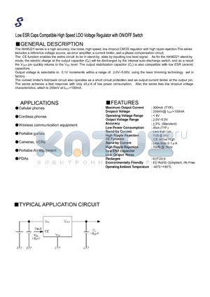 AMS6221 datasheet - LOW ESR CAPS COMPATIBLE HIGH SPEED LDO VOLTAGE REGULATOR