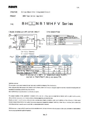 BH33NB1WHFV datasheet - CMOS Type series regulator