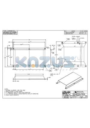 21242 datasheet - MAXI MODULE SHIELD SLOTTED BASE PLATE