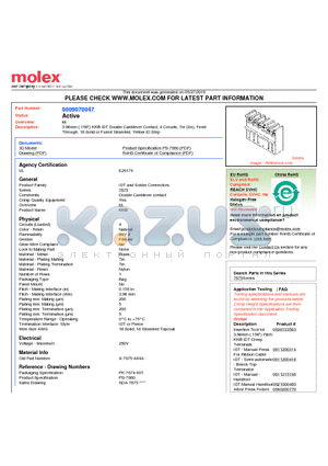 09-07-0047 datasheet - 3.96mm (.156