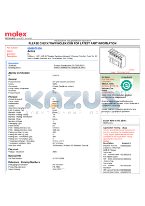 09-07-1058 datasheet - 3.96mm (.156