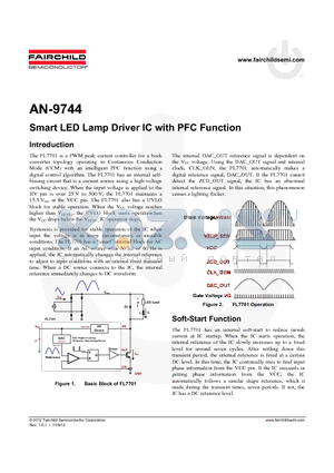 AN-9744 datasheet - Smart LED Lamp Driver IC with PFC Function