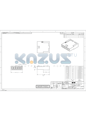 1445049 datasheet - PLUG HOUSING, 2 TO 12 POSITION, SINGLE ROW, FREE HANGING