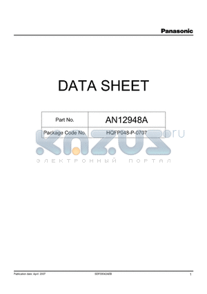 AN12948A datasheet - Audio Power IC for Note PC