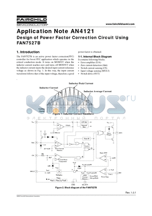 AN4121 datasheet - Design of Power Factor Correction Circuit