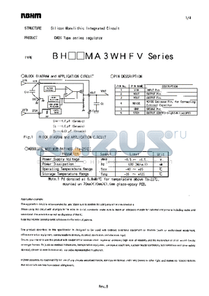 BHXXMA3WHFV datasheet - CMOS Type series regulator