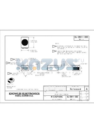 BJ-28411-000 datasheet - MICROPHONE