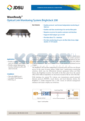 BJK-200DC48R datasheet - BrightJack 4-slot Chassis, ANSI