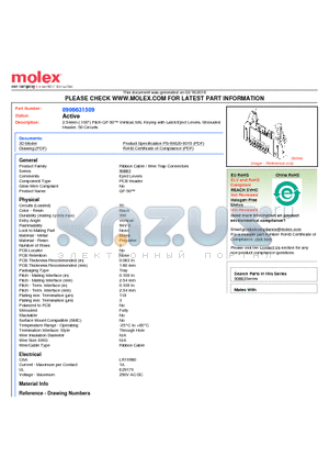 0906631509 datasheet - 2.54mm (.100