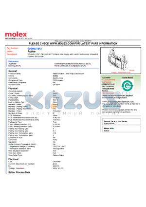 0906631641 datasheet - 2.54mm (.100