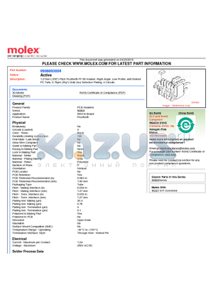 0908003004 datasheet - 1.27mm (.050