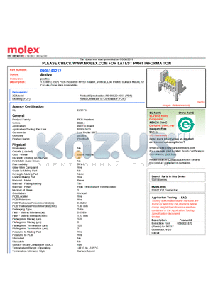 0908140212 datasheet - 1.27mm (.050