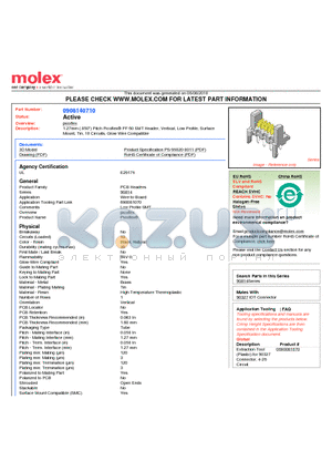 0908140710 datasheet - 1.27mm (.050