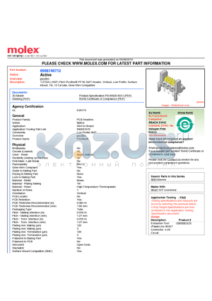 0908140712 datasheet - 1.27mm (.050