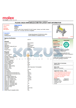 0908140714 datasheet - 1.27mm (.050