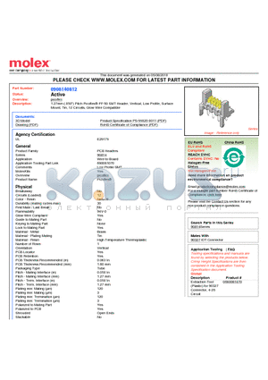 0908140812 datasheet - 1.27mm (.050