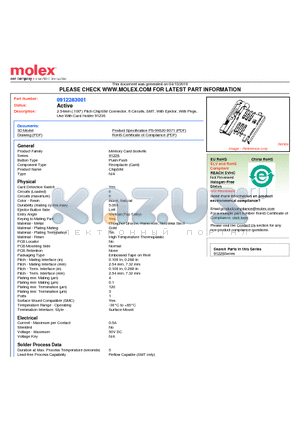 0912283001 datasheet - 2.54mm (.100