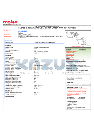 0913381003 datasheet - 5.00mm (.197