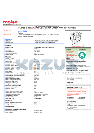 0915771304 datasheet - 1.27mm (.050